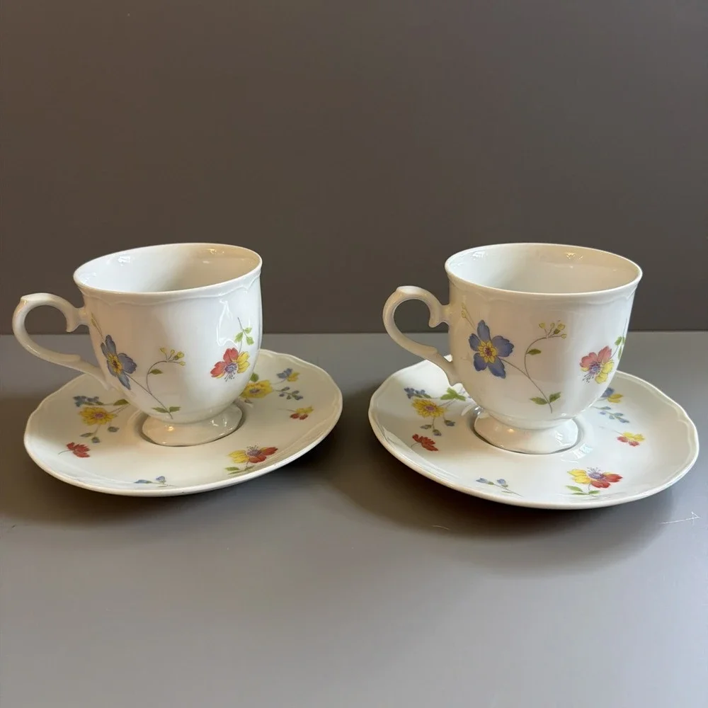 Set of 2 Vintage 1980s Rhythm China 
